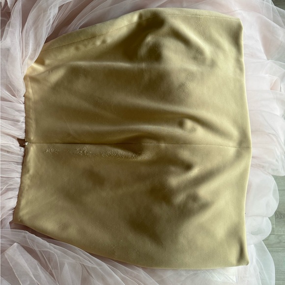 Size XL Authentic Milla tea length tulle dress in color misty rose. Worn once. - Picture 12 of 15